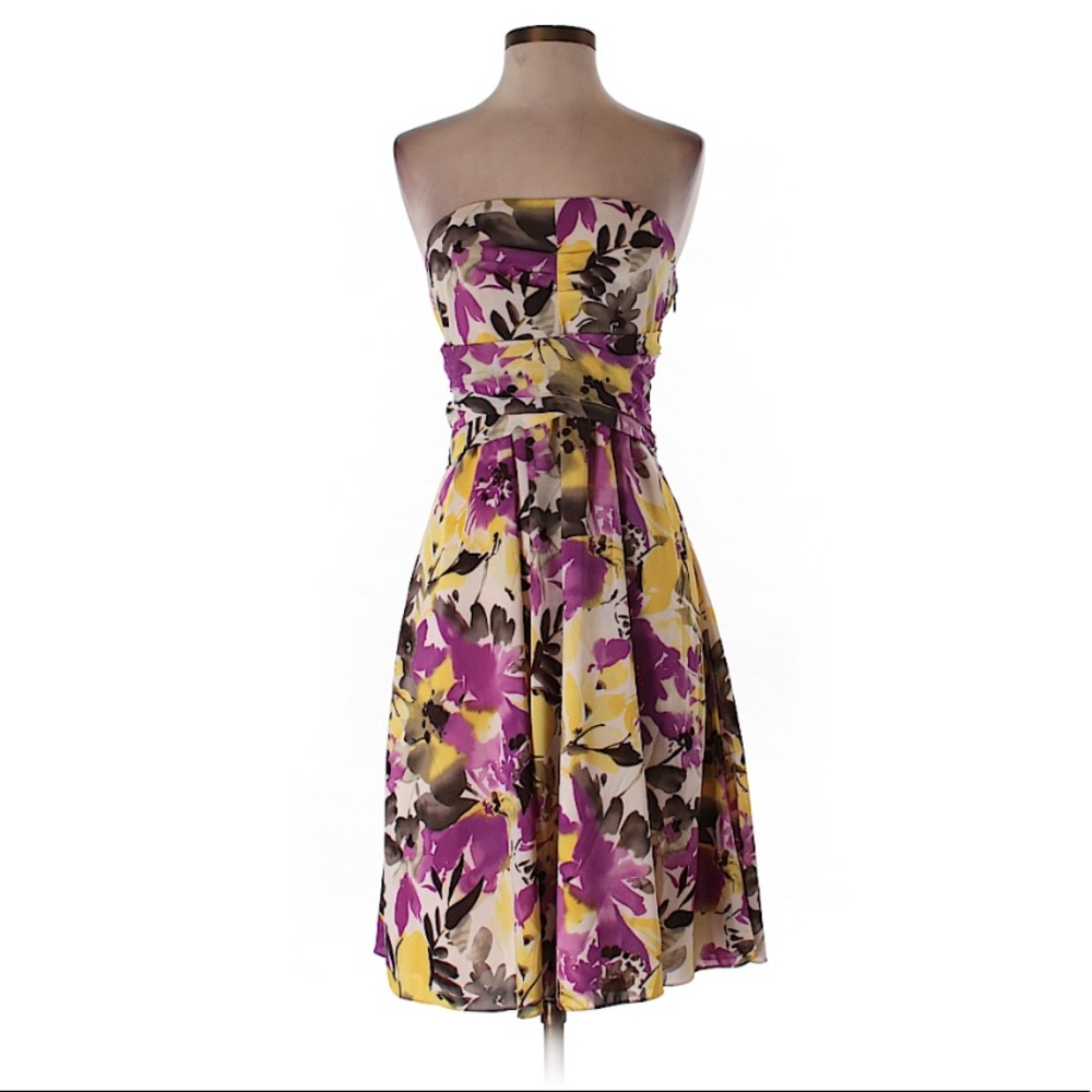 The Limited Floral Strapless Summer Dress Size 2